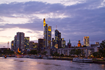 Evening in Frankfurt