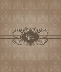 Beautiful Retro Card - for invitation, greetings, congratulation