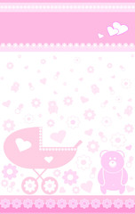 children's pink background