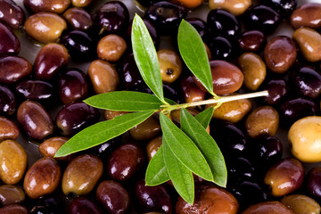 plate with olives