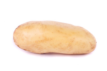 potato on white