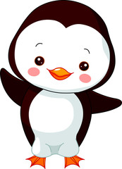 Obraz premium Fun zoo. Penguin