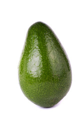 avocado fruit on white