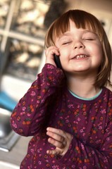 baby with cell phone