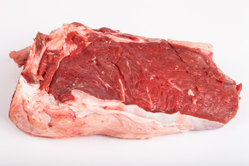 A piece of meat beef side