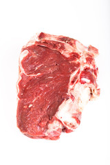 A piece of meat beef side