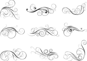 Set swirl design elements