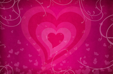 Fototapeta na wymiar Valentine Heart Background