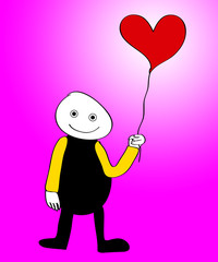 I Love You Balloon