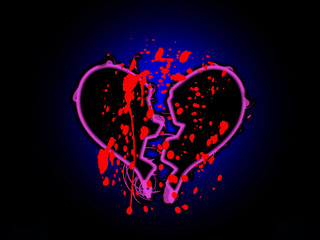 Blood Stained Broken Heart