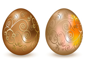 Easter eggs decorated