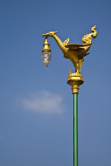 Fototapeta na wymiar The Swan lamp.
