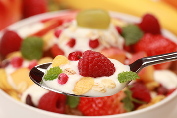 Müsli zum Frühstück