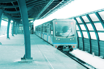 Winter open station interior