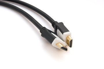 HDMI cable on white