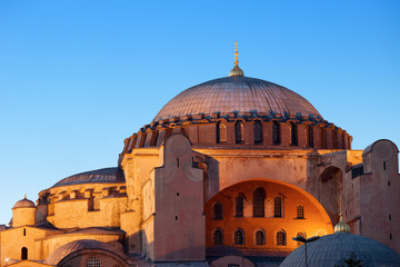 Fototapeta na wymiar Hagia Sophia w Stambule