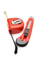 Tape measure and paper knife