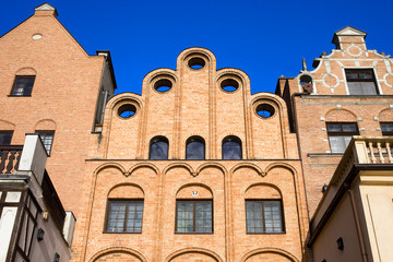 Ornate Houses in Gdansk