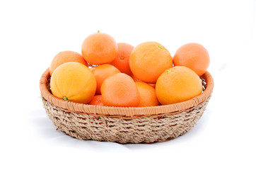 basket with orange