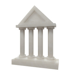 Obraz premium Souvenir de monumento antiguo