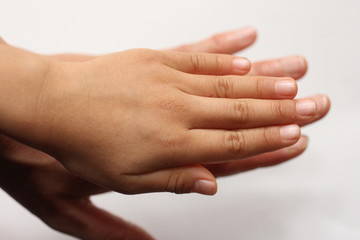 Fototapeta premium 親子の手