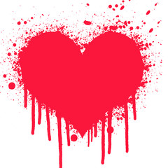 Love you symbol. Valentine's day abstract