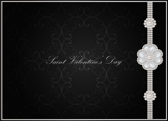 vector valentine greeting card