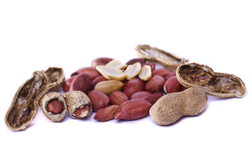 peanuts on white