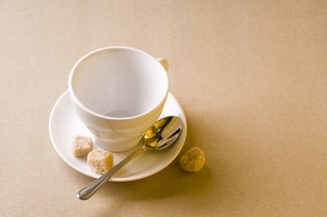 Empty coffee cup