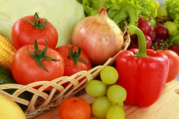 fruits and vegetables