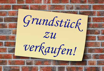 Obraz premium Grundstück zu verkaufen