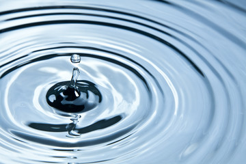 Water Drop in Water