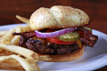 burger plate