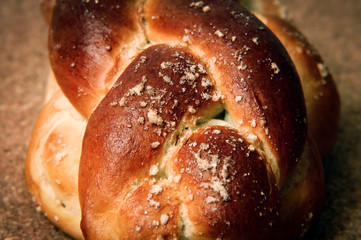 polish sweet yeast bread called chalka or challah and khale