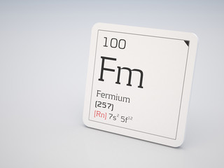 Fermium - element of the periodic table