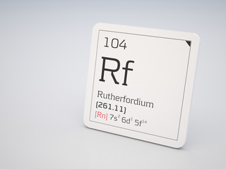 Rutherfordium - element of the periodic table