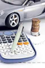 Car, Calculator, Money and Pen 7