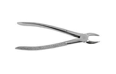 Dental pliers tool, isolated on white background