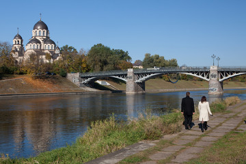 Neris river in Vilnius