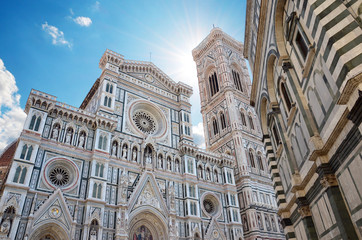 Florenz Dom Santa Maria del Fiore mit Baptisterium