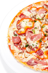 Tasty Italian Pepperoni pizza