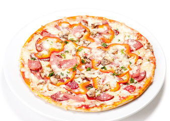 Tasty Italian Pepperoni pizza