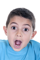 Surprised boy