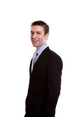 Portrait of handsome young business