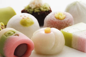 Abwaschbare Fototapete Süßigkeiten Japanische Süßigkeiten