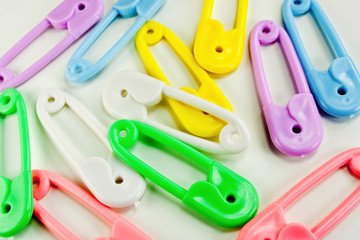 Baby Colored Safety Pins