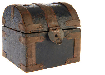 Old treasure box