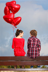 valentines day couple dating - 38375403