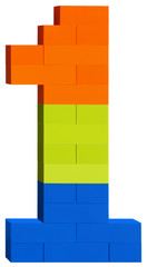 Plastic block number one