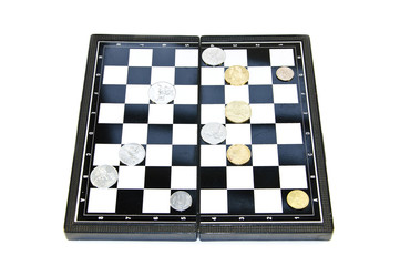 Coin play chess